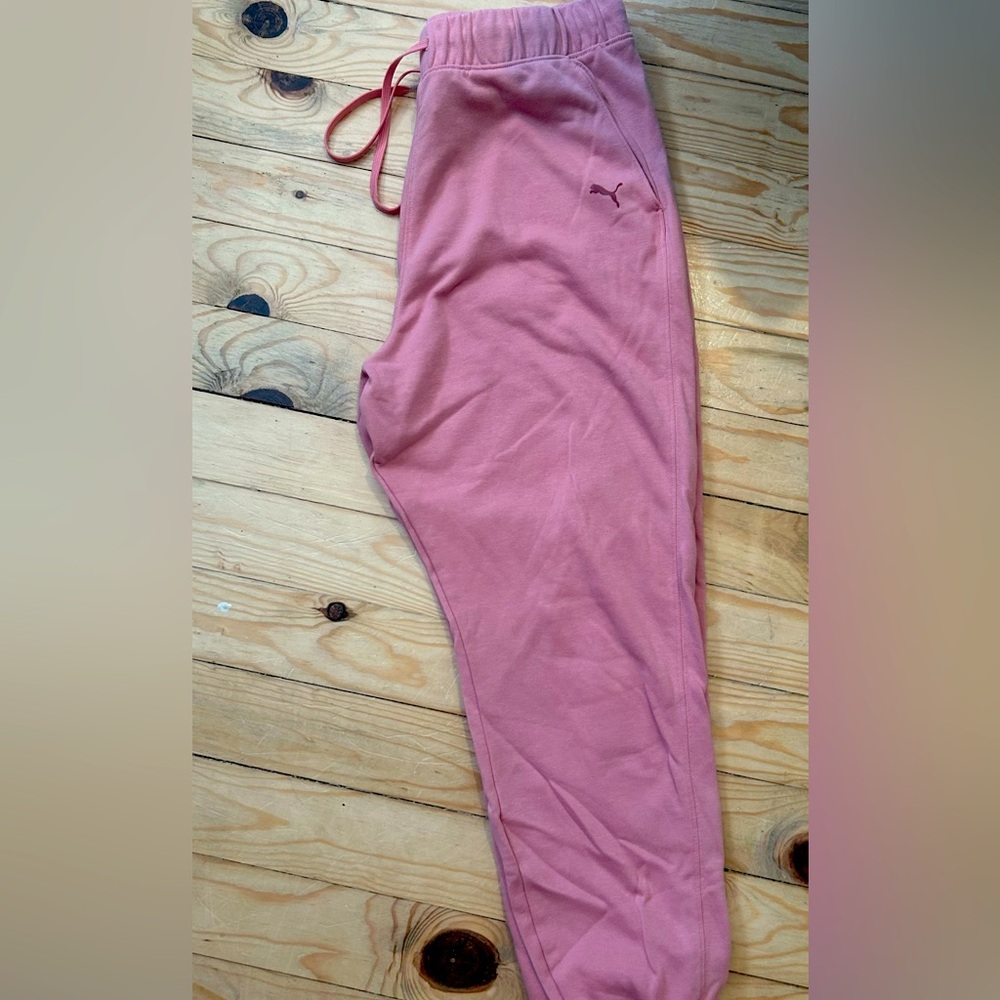 Pink Puma sweatpants